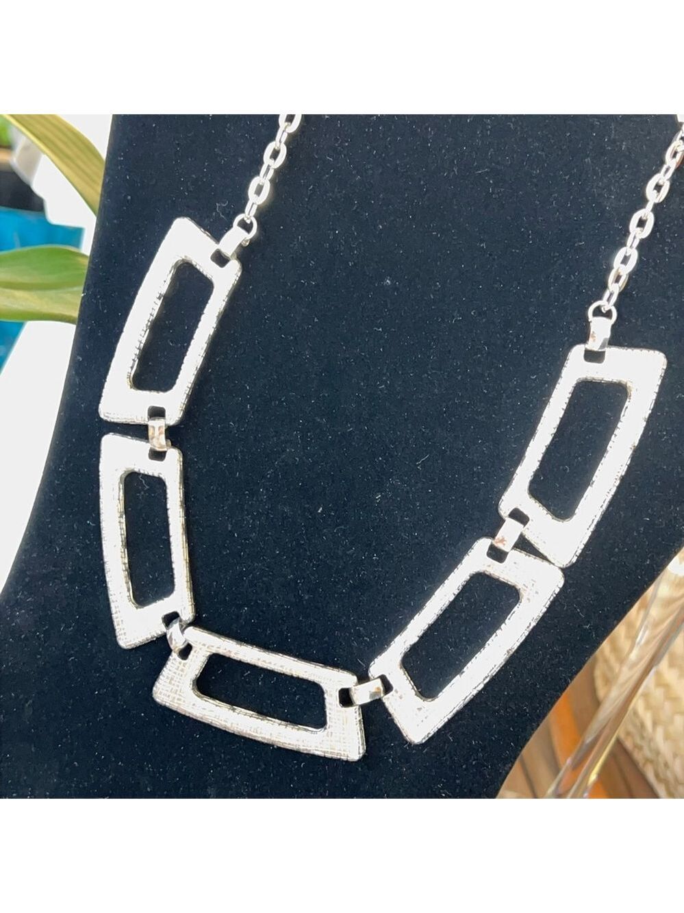 Gennaro Silver Chunky Statement Necklace